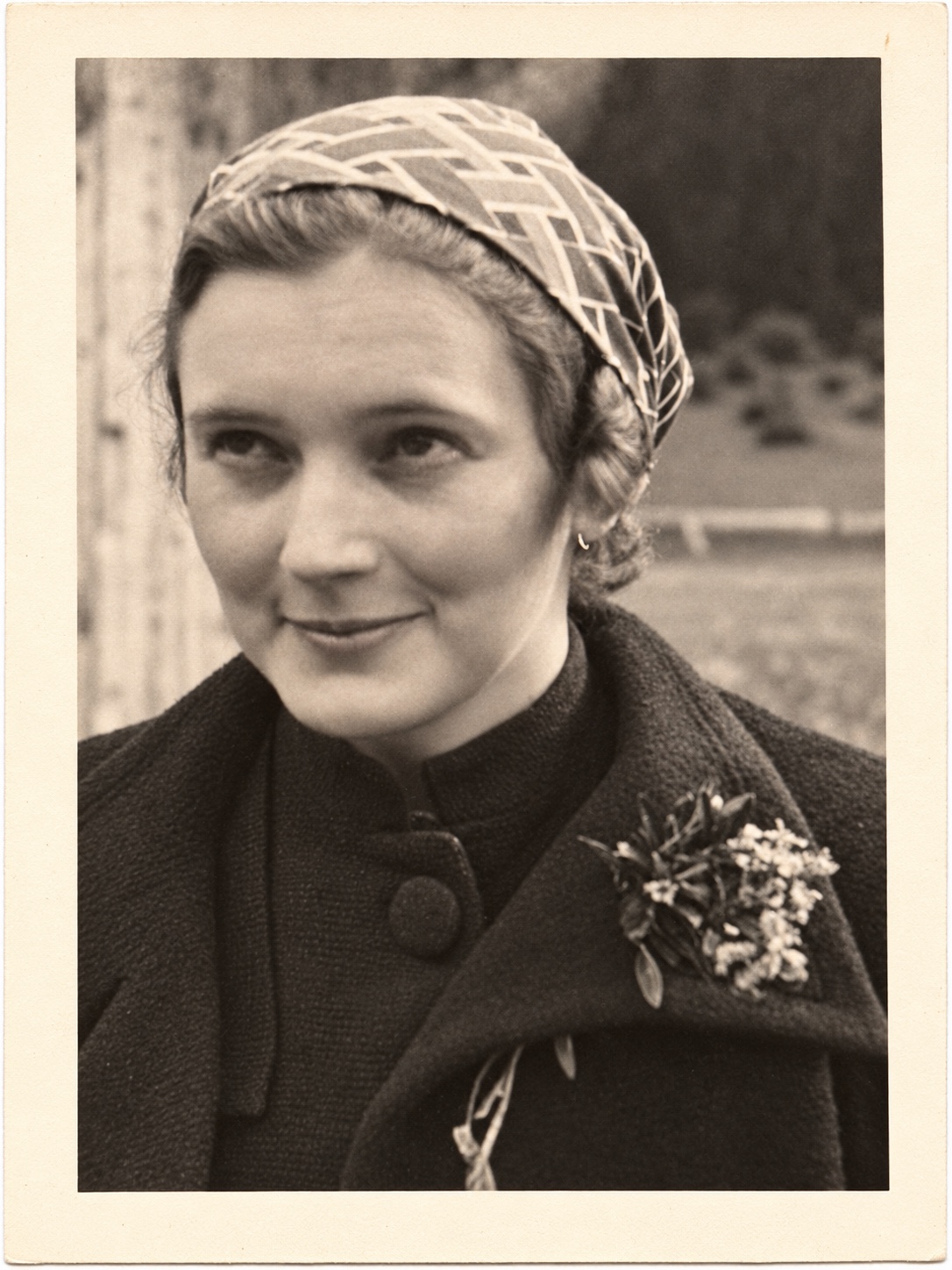 Jean Lyon during a European trip in the 1930s